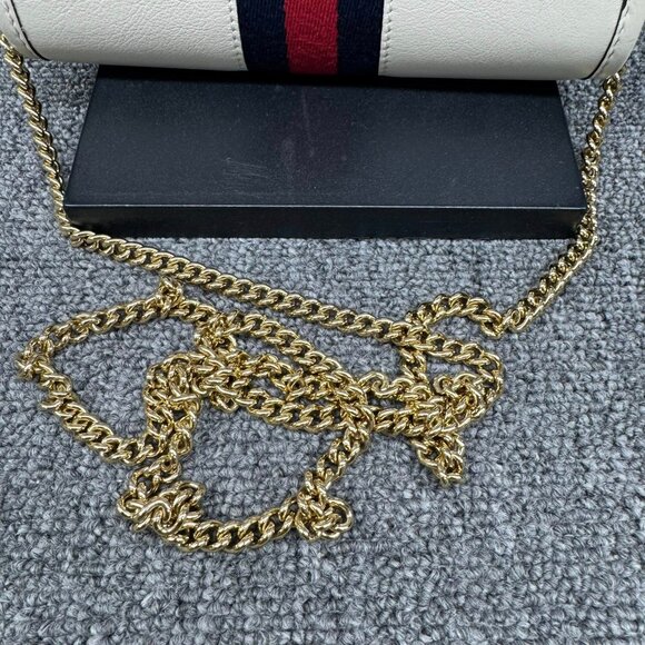 Gucci Rajah White Leather Shoulder Bag lux374-110425 - Picture 16 of 16